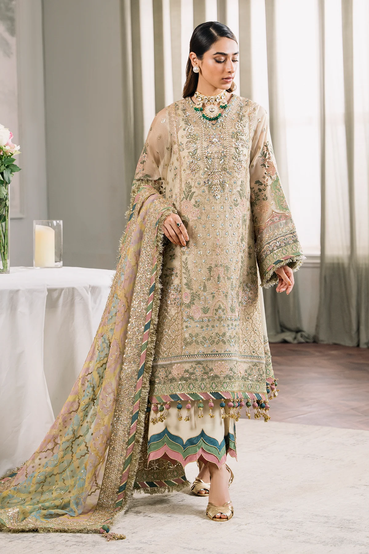 EMBROIDERED MASURI CH12-04 UNSTITCHED - Image 10