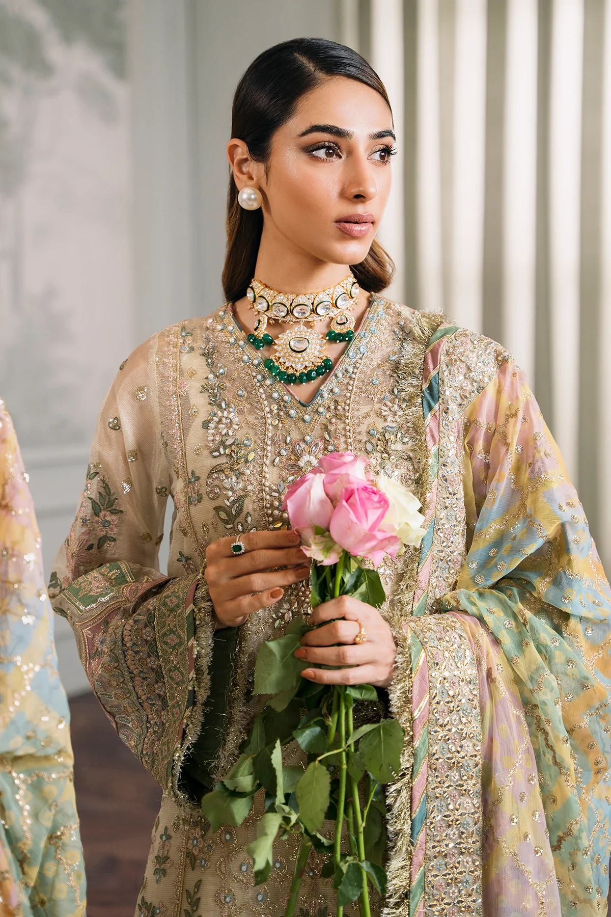 EMBROIDERED MASURI CH12-04 UNSTITCHED - Image 13