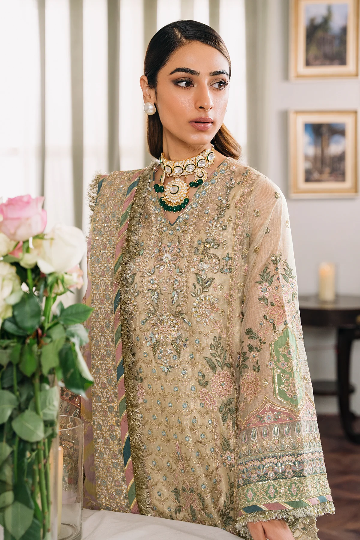 EMBROIDERED MASURI CH12-04 UNSTITCHED - Image 14