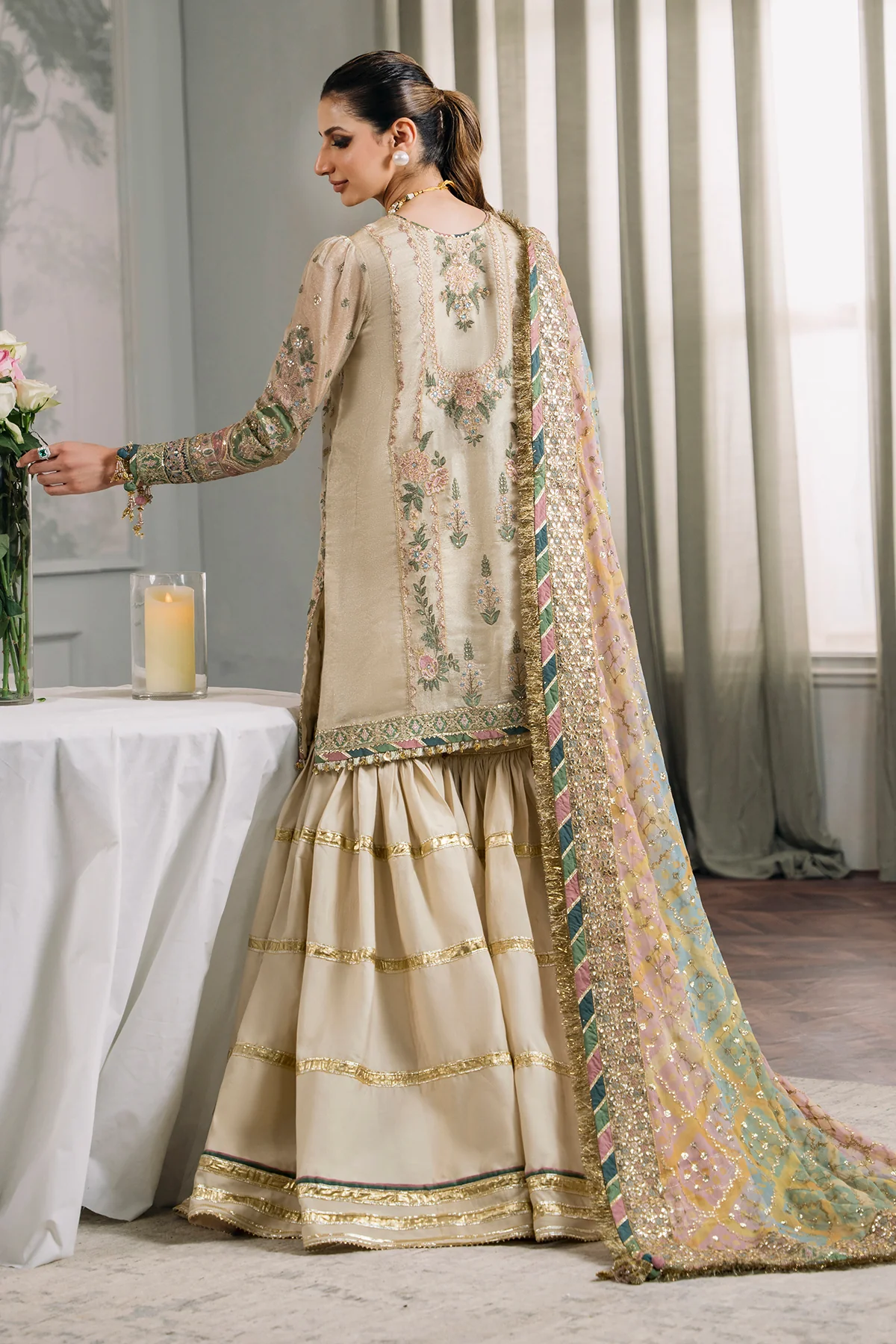 EMBROIDERED MASURI CH12-04 UNSTITCHED - Image 3