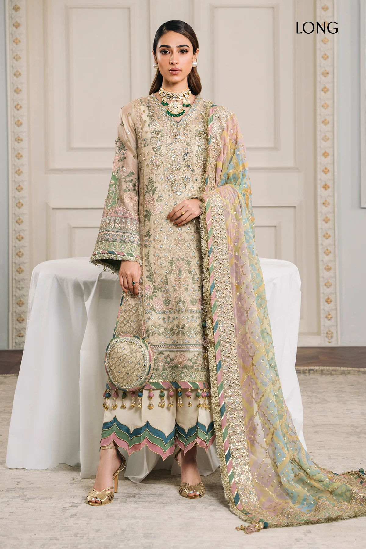 EMBROIDERED MASURI CH12-04 UNSTITCHED - Image 4