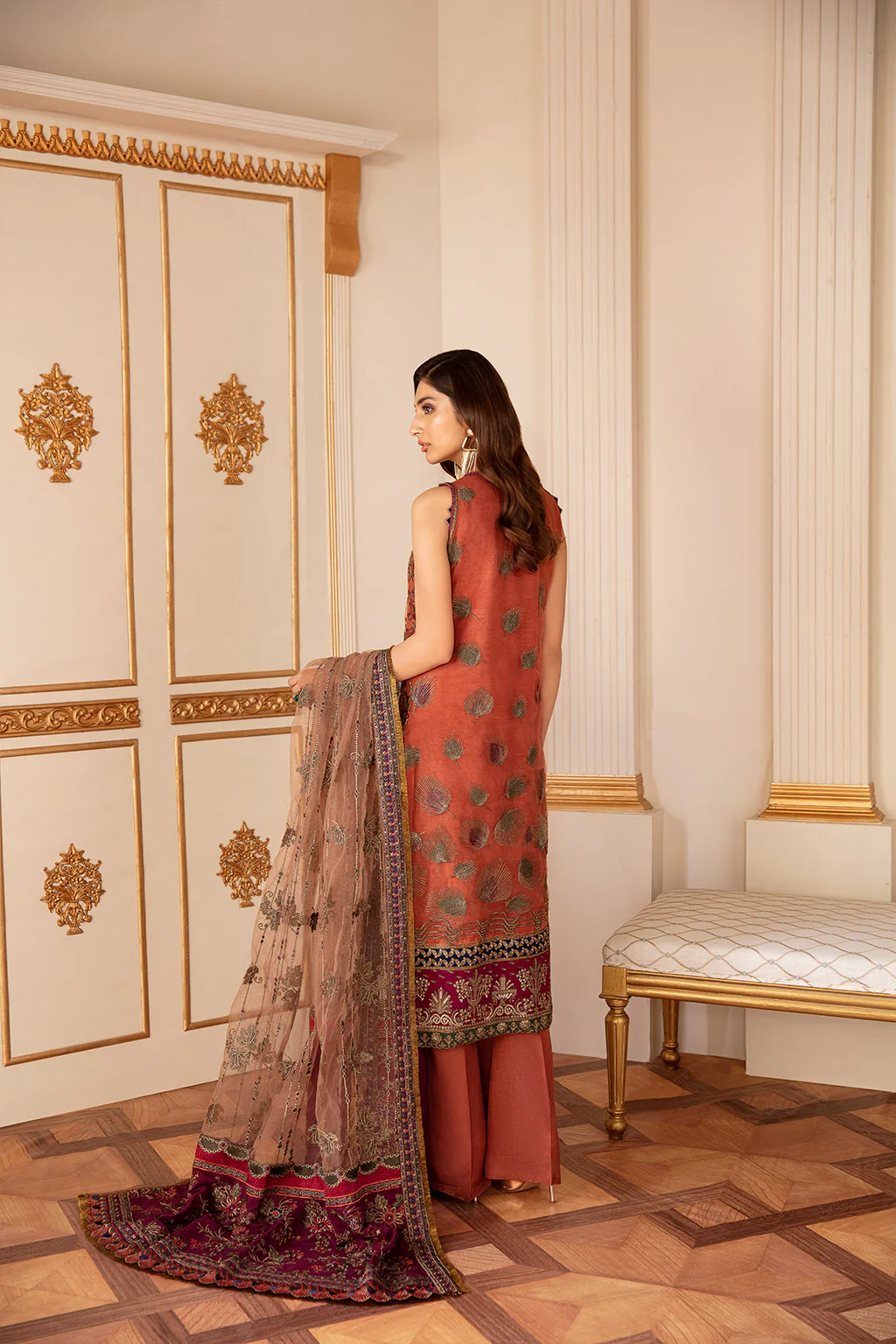 EMBROIDERED NET CH07-03 STITCHED - Image 5