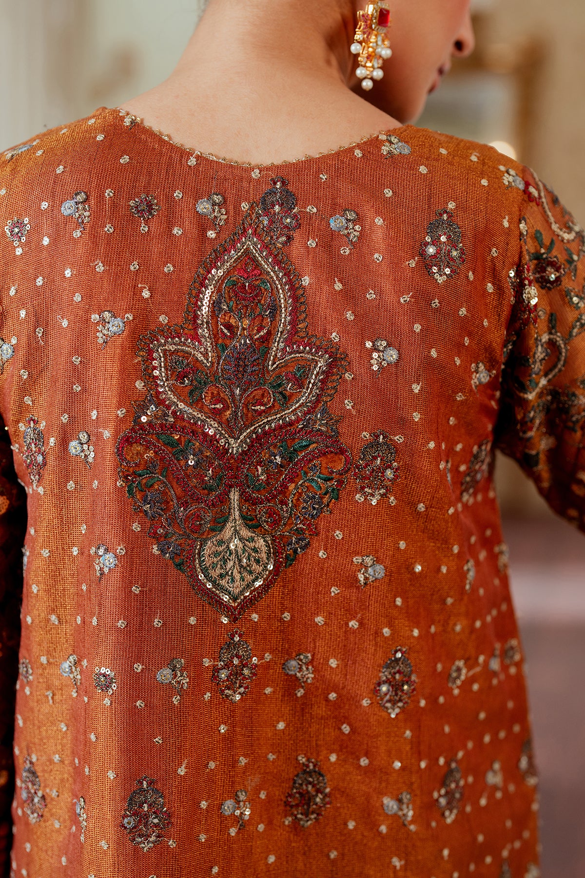 EMBROIDERED NET CH13-01 UNSTITCHED - Image 14