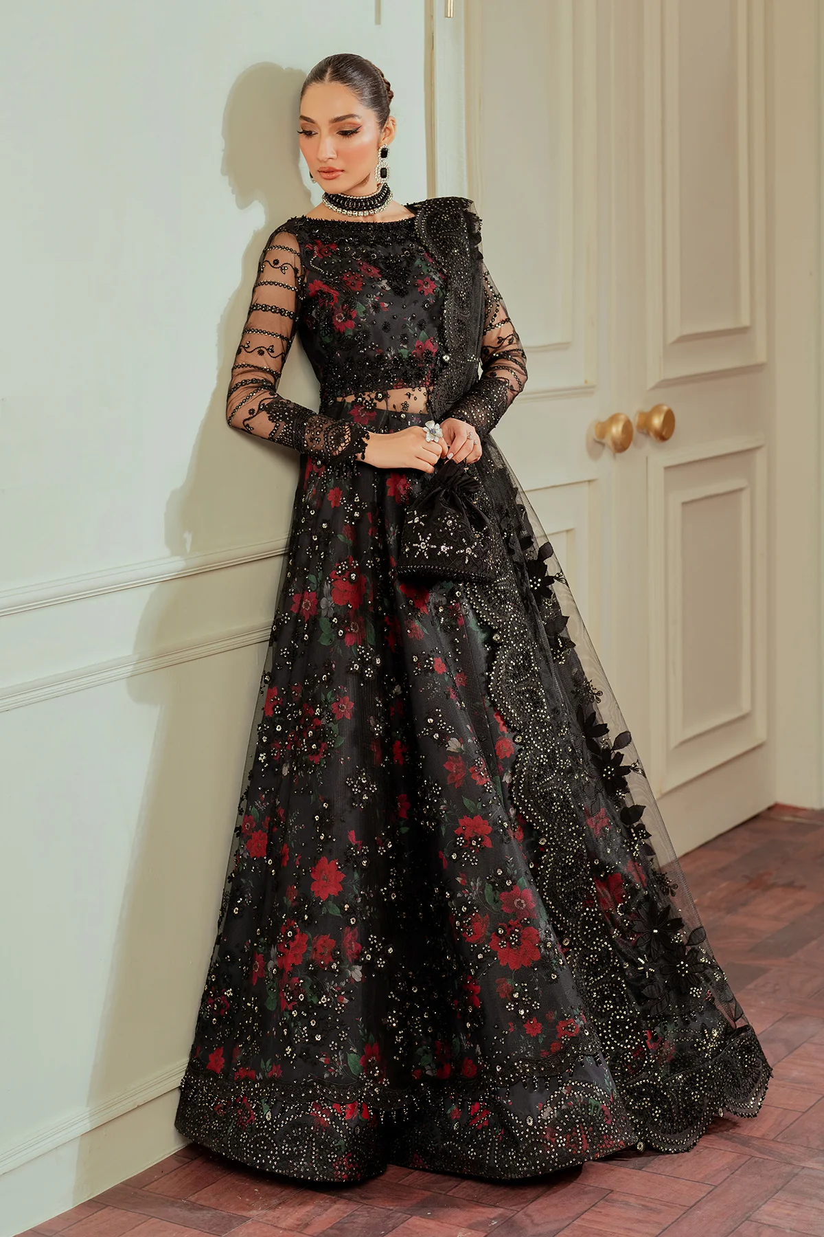 EMBROIDERED NET CH13-05 STITCHED - Image 18