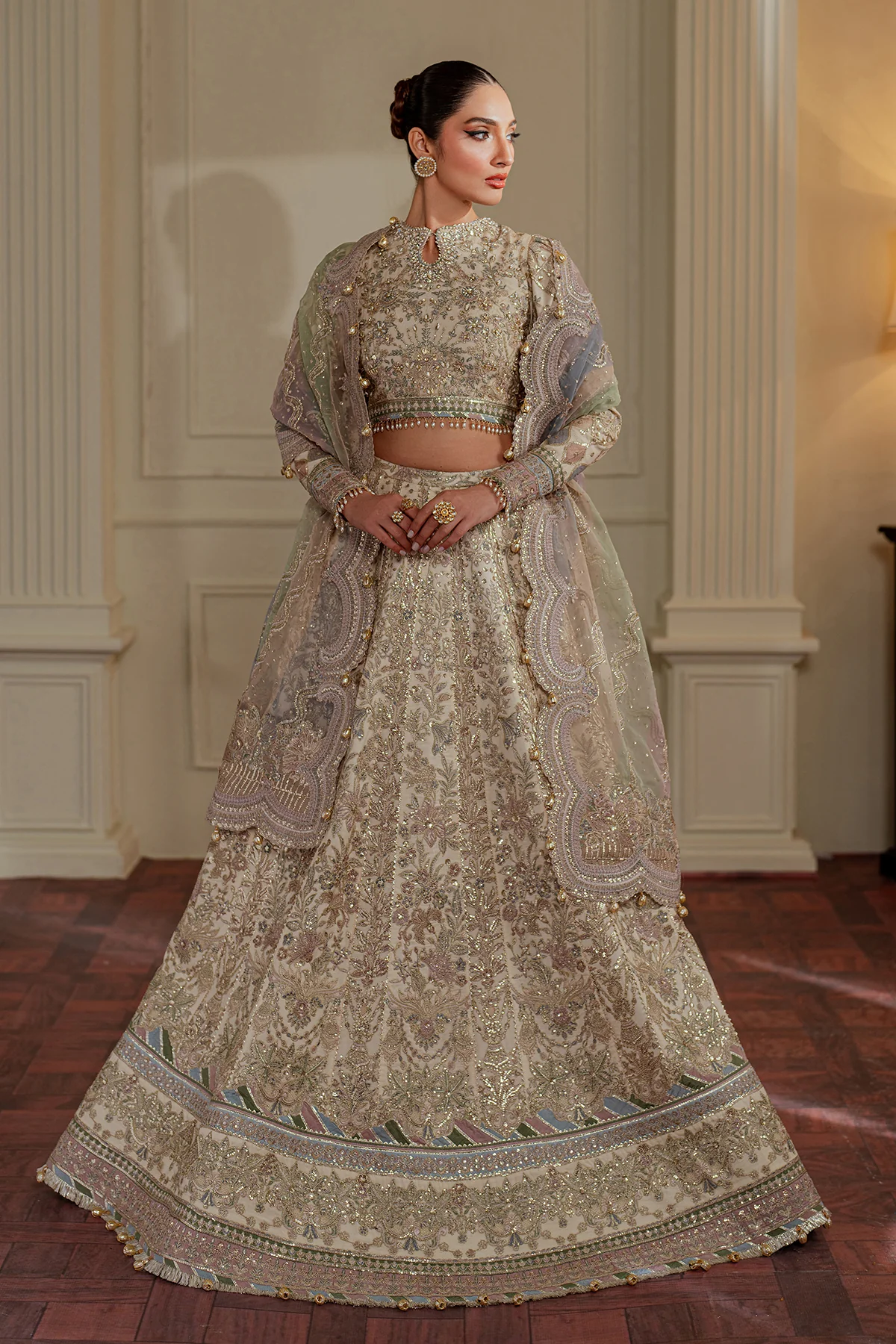 EMBROIDERED NET CH13-06 STITCHED - Image 23
