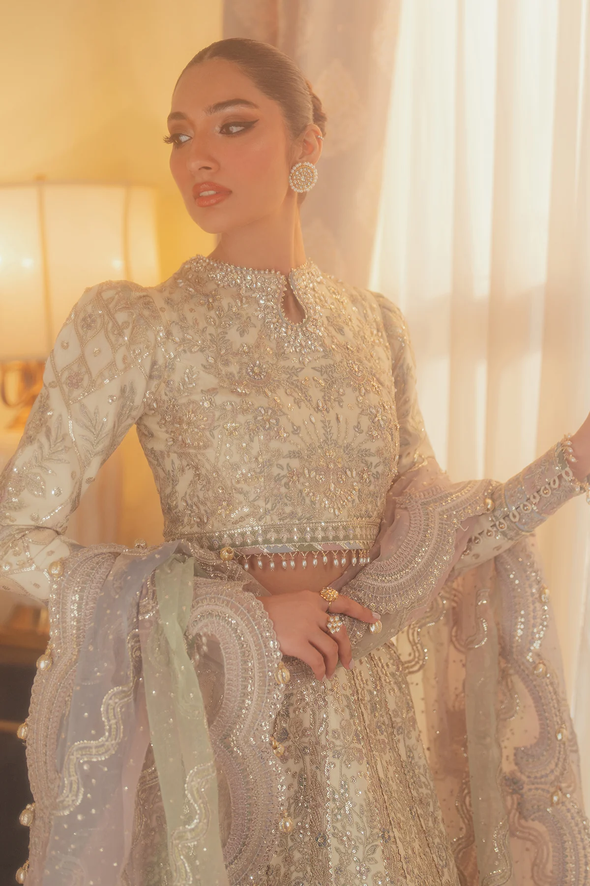 EMBROIDERED NET CH13-06 STITCHED - Image 25