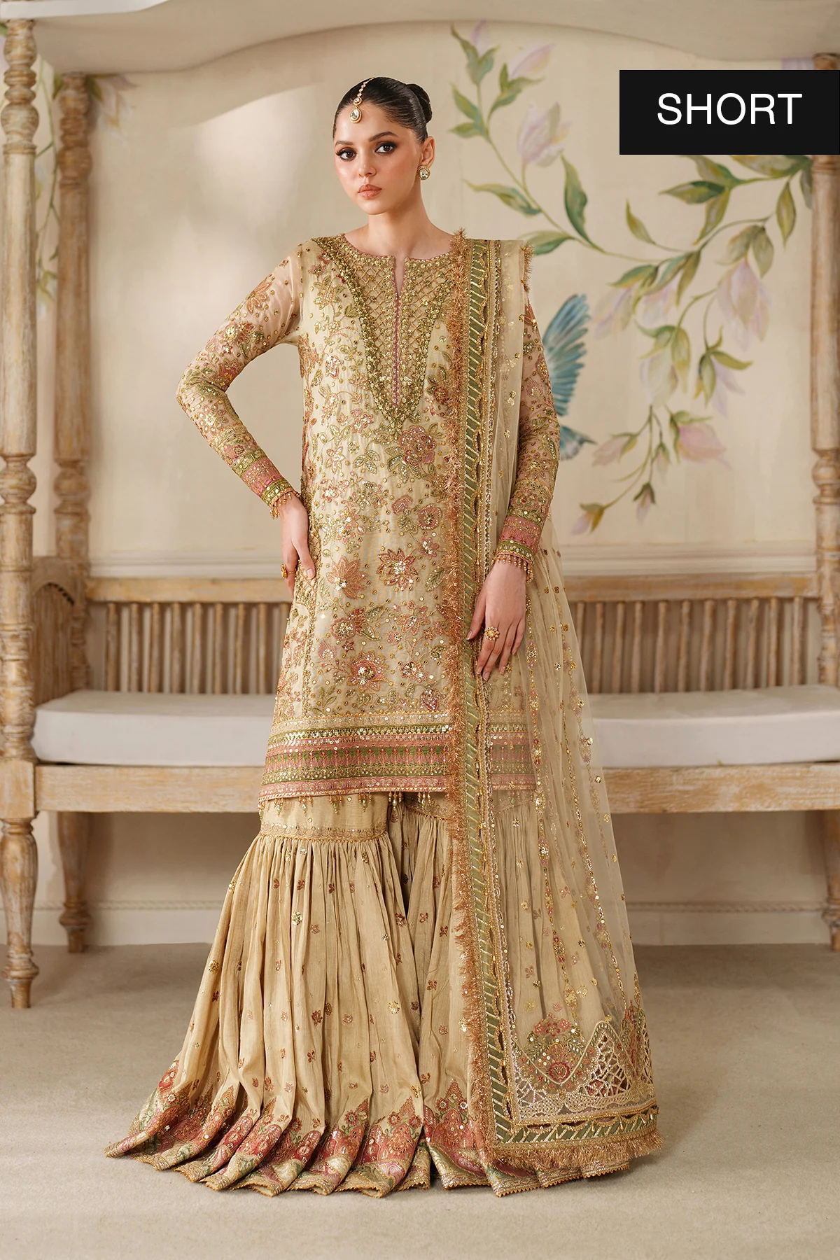EMBROIDERED NET CH14-02 STITCHED - Image 2
