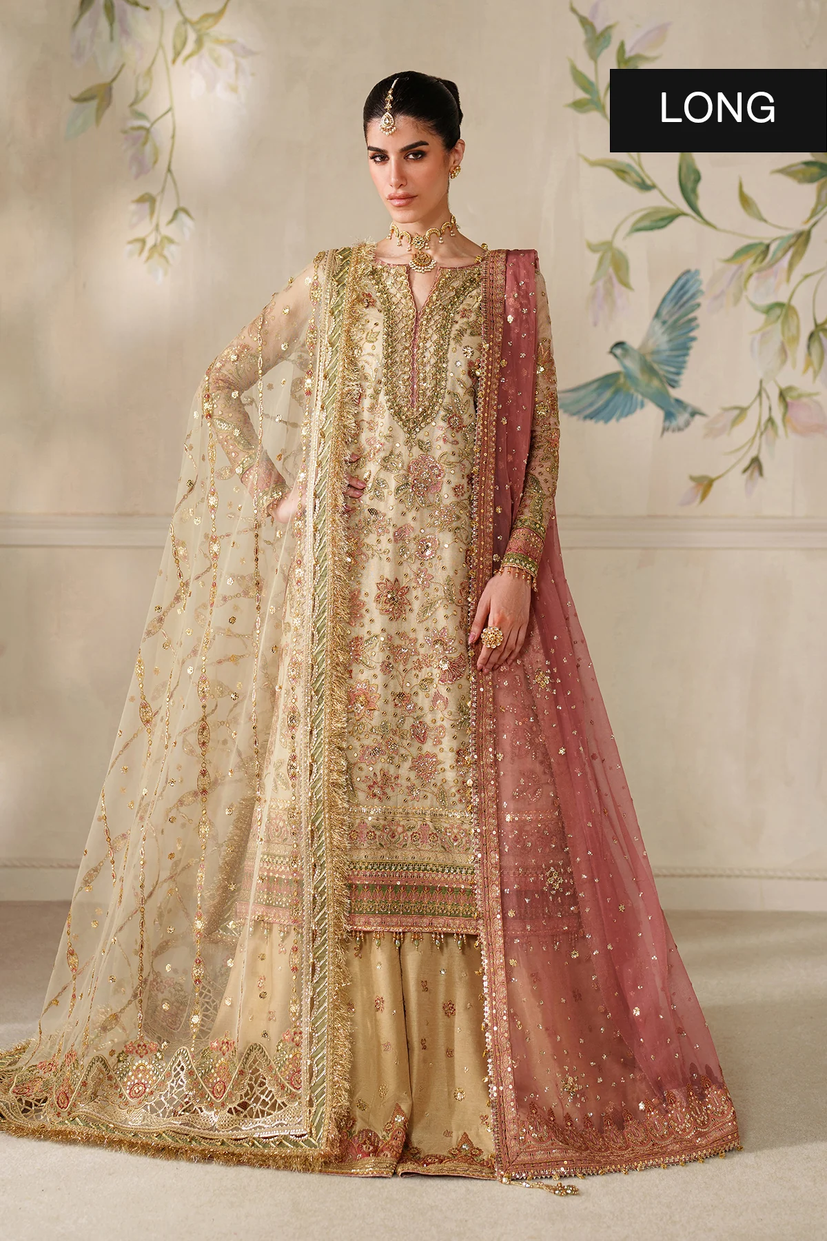 EMBROIDERED NET CH14-02 STITCHED - Image 4