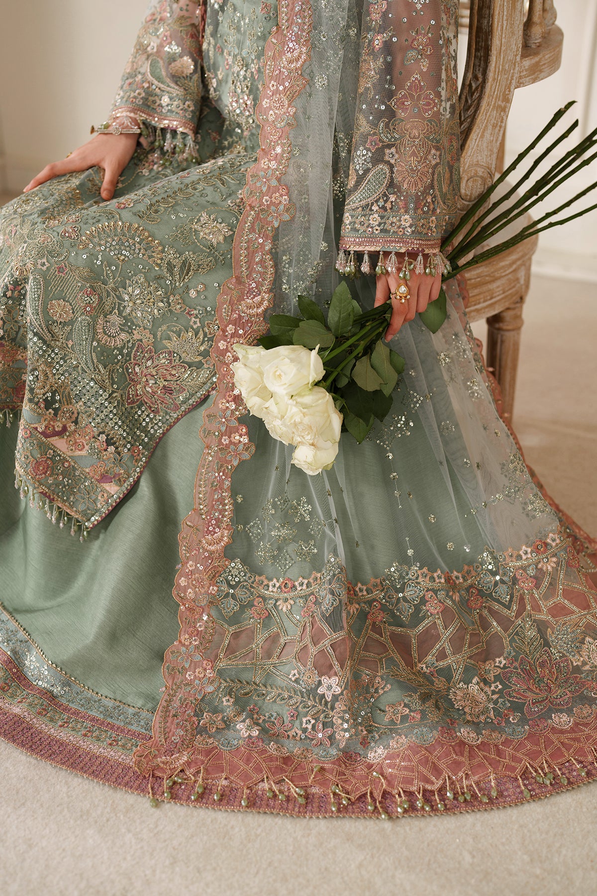 EMBROIDERED NET CH14-06 STITCHED - Image 8
