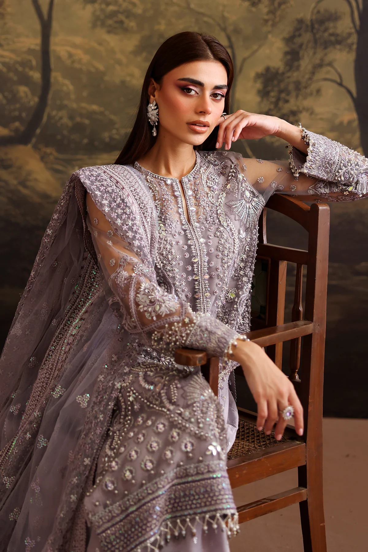 EMBROIDERED NET UF-4379 - Image 7