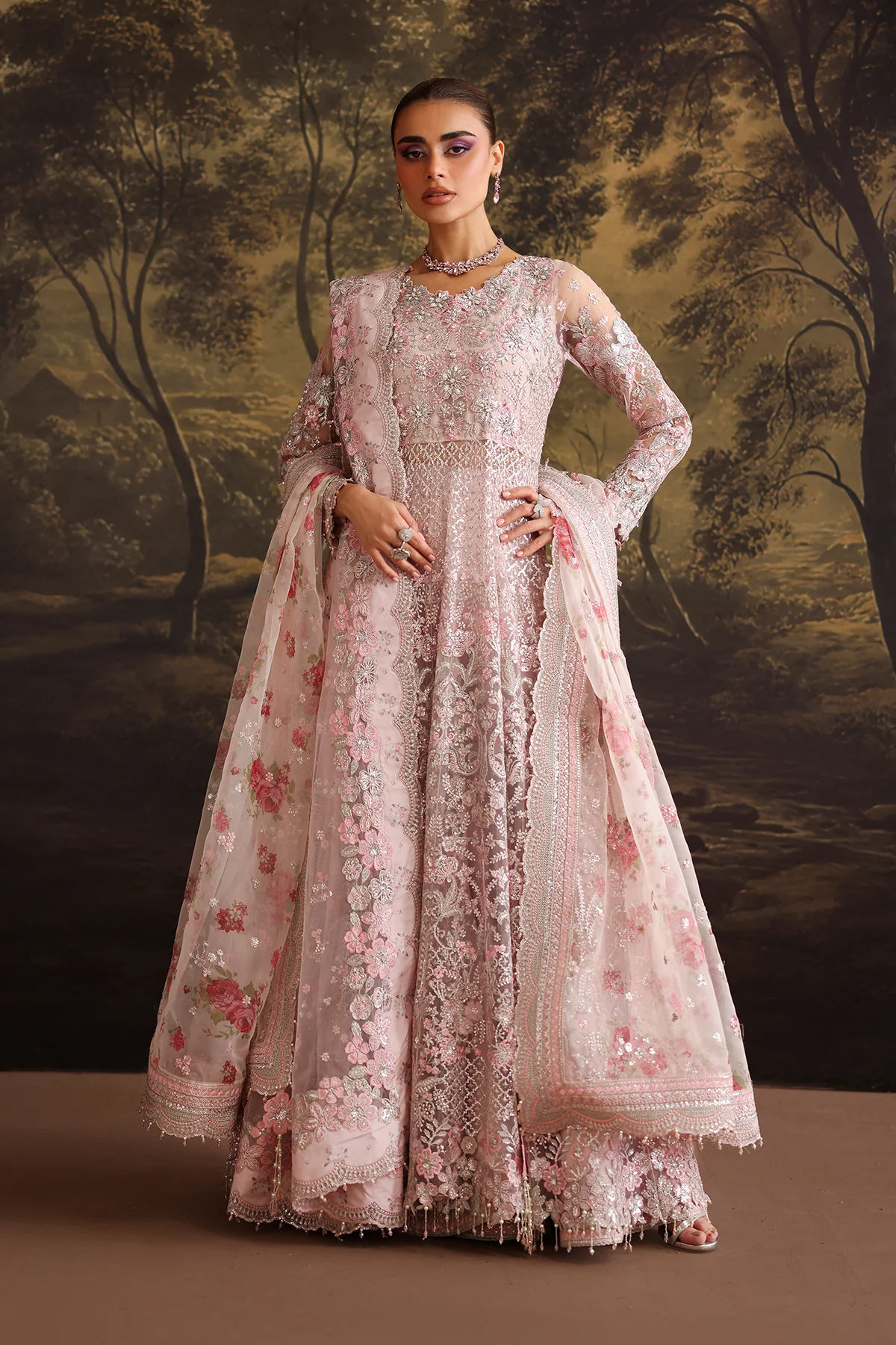 EMBROIDERED NET SF-4380