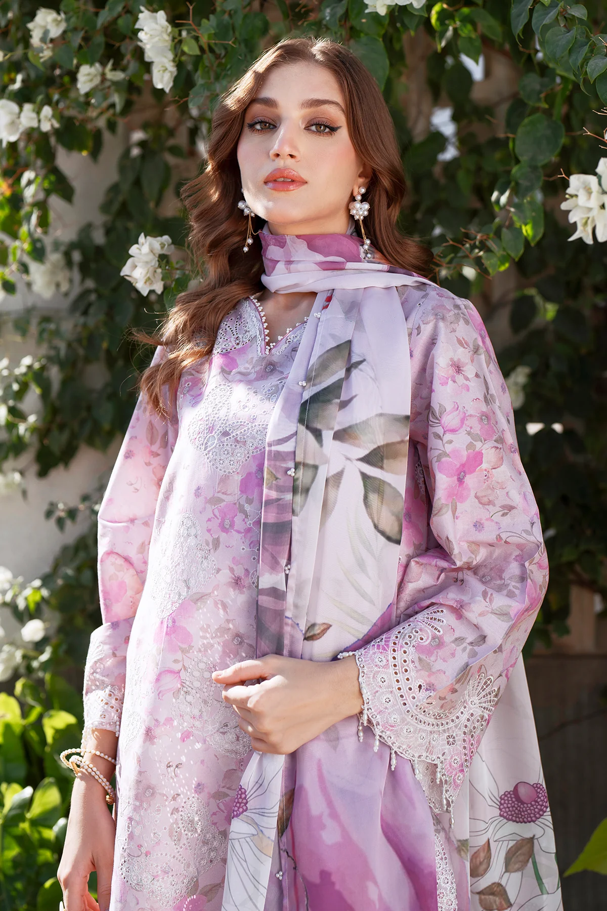EMBROIDERED PRINTED LAWN SF-4067 - Image 3