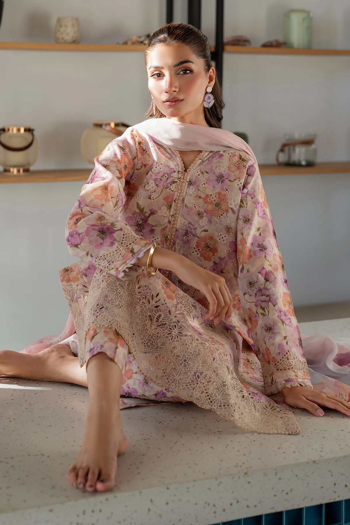 EMBROIDERED PRINTED LAWN SF-4099 - Image 4