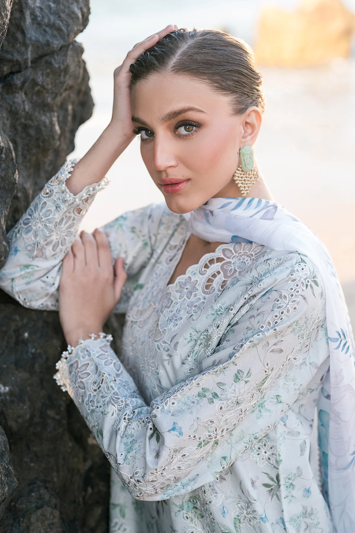 EMBROIDERED PRINTED LAWN SF-4129 - Image 7