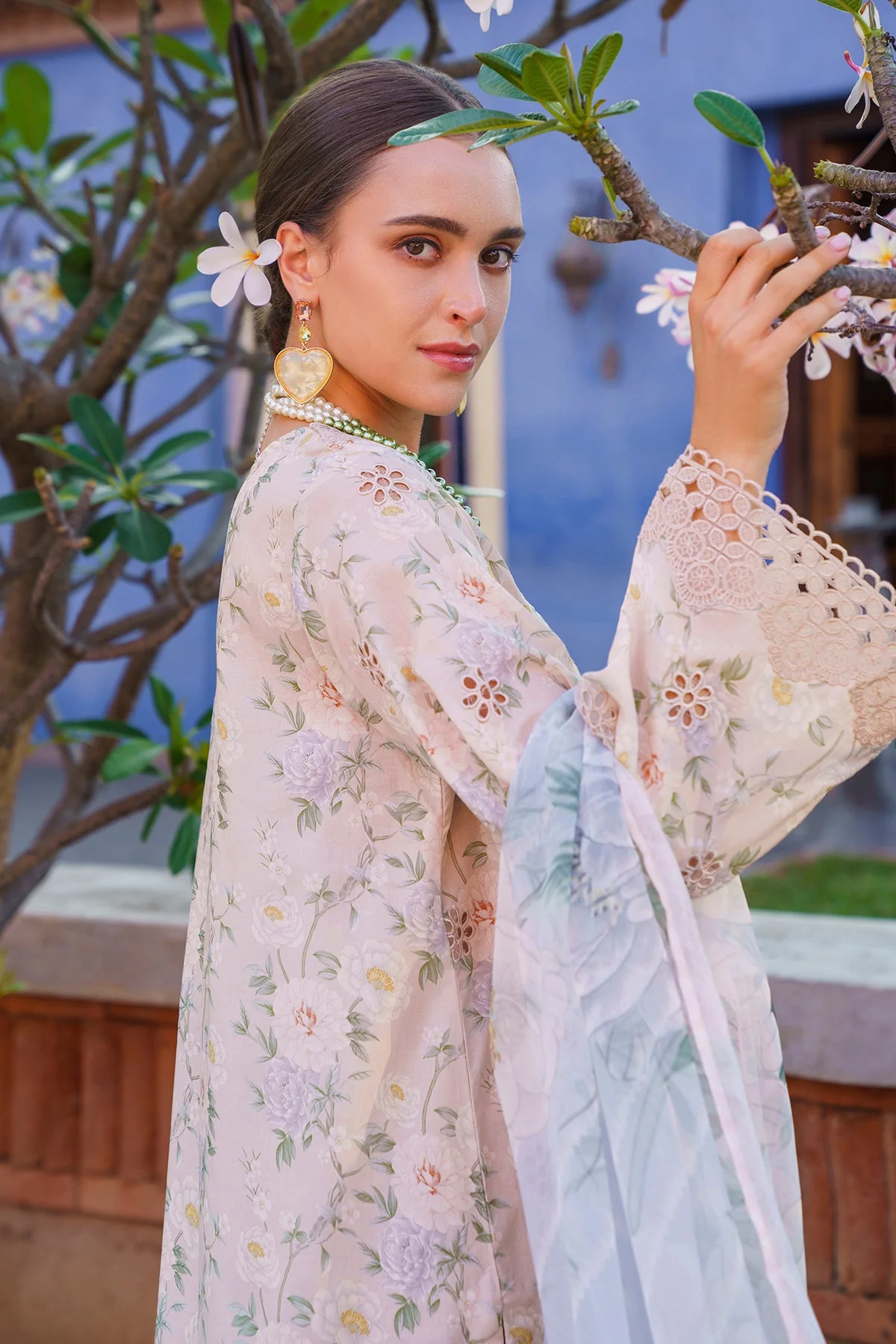 EMBROIDERED PRINTED LAWN SF-591 - Image 6