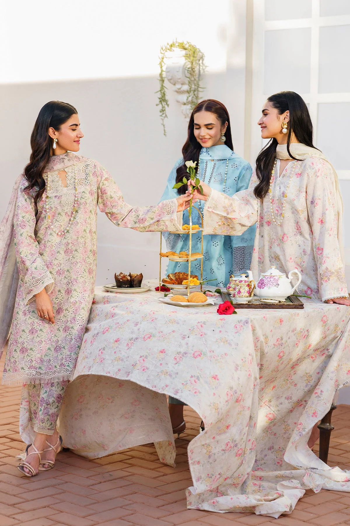 EMBROIDERED PRINTED LAWN SF-638 - Image 7