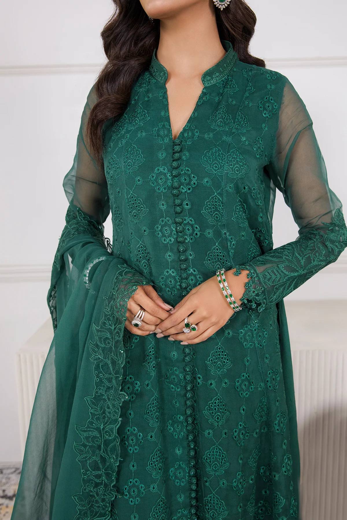 EMBROIDERED SCHIFFLI CHIFFON SF-339 - Image 3