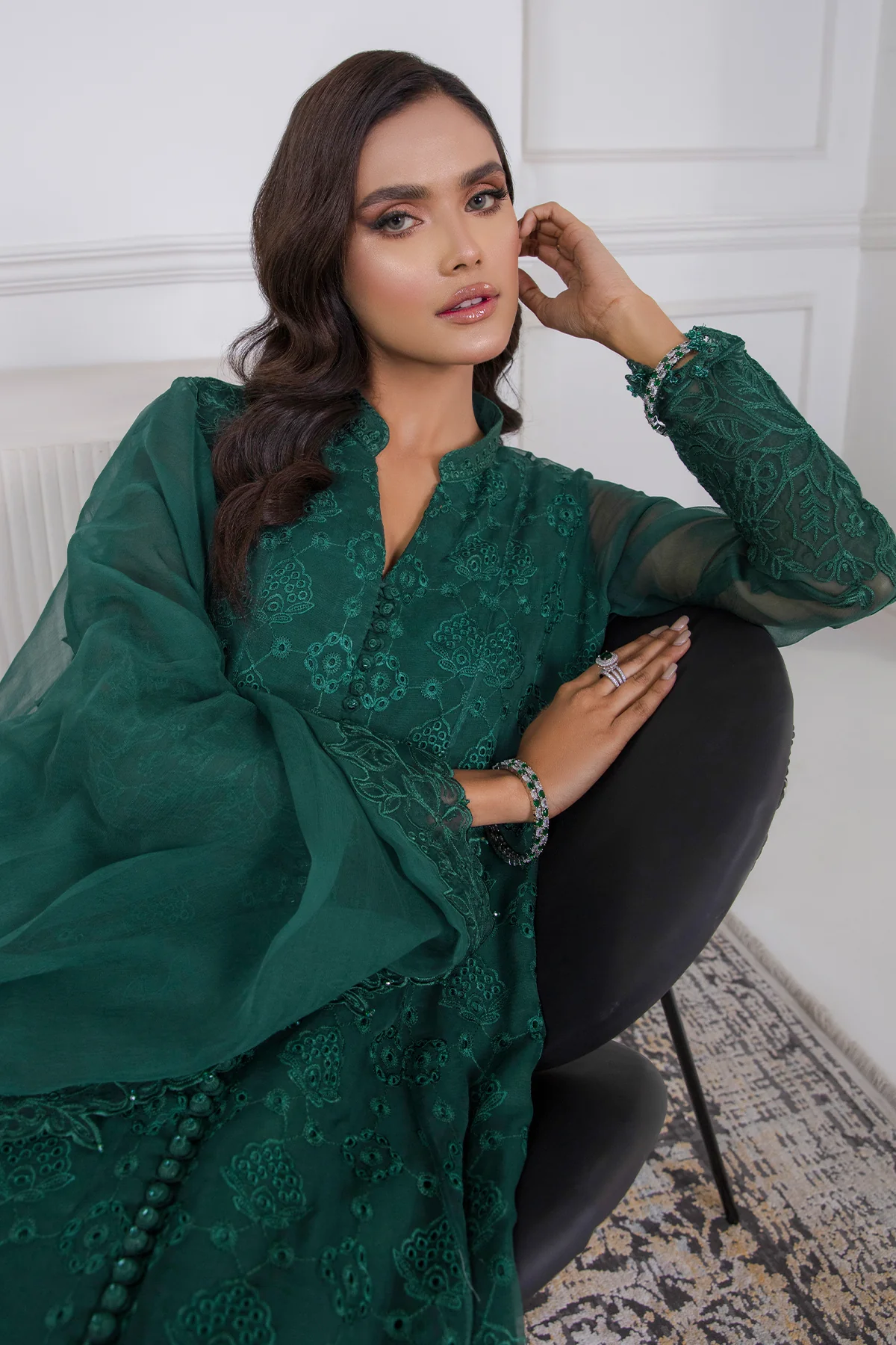 EMBROIDERED SCHIFFLI CHIFFON SF-339 - Image 5