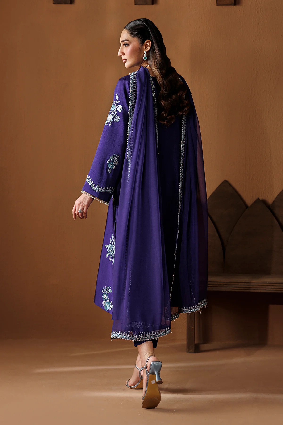 EMBROIDERED SHEESHA SILK PR-1284 - Image 2