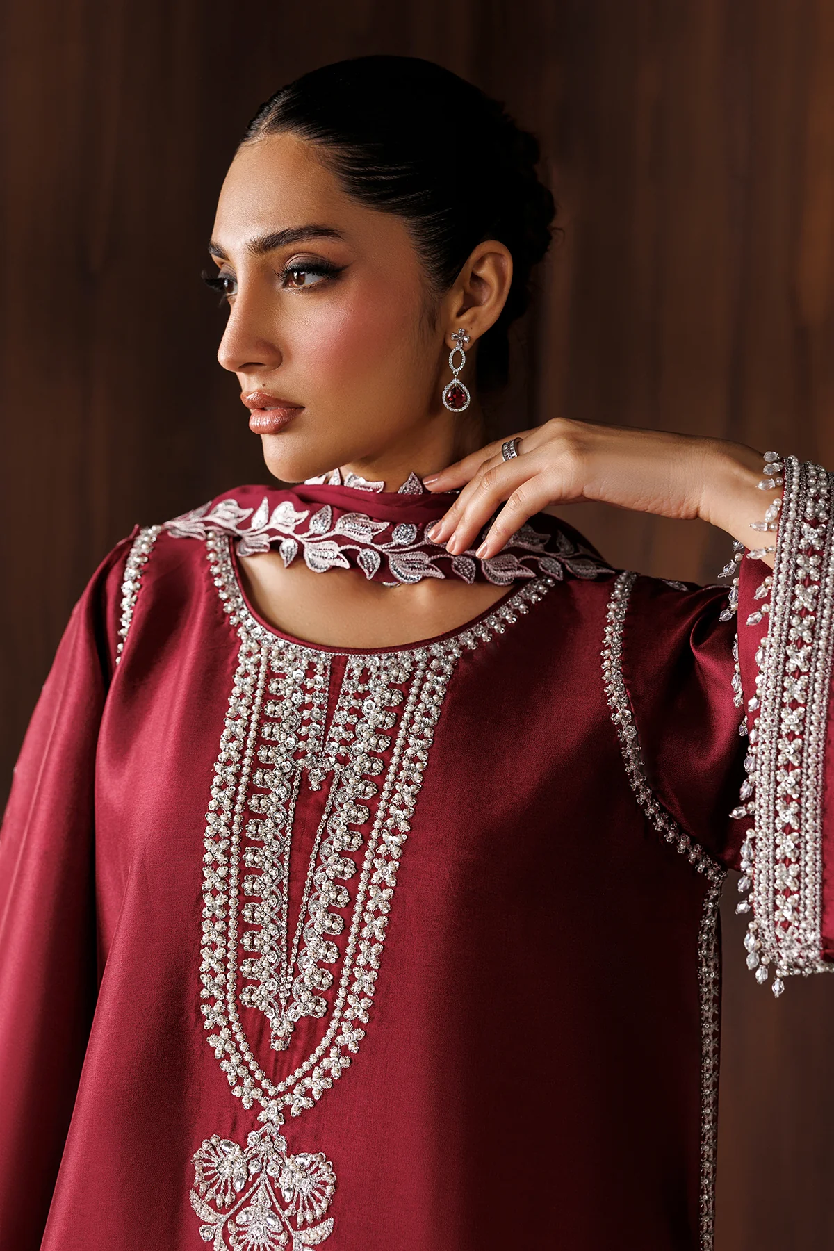 EMBROIDERED SHEESHA SILK PR-1289 - Image 3
