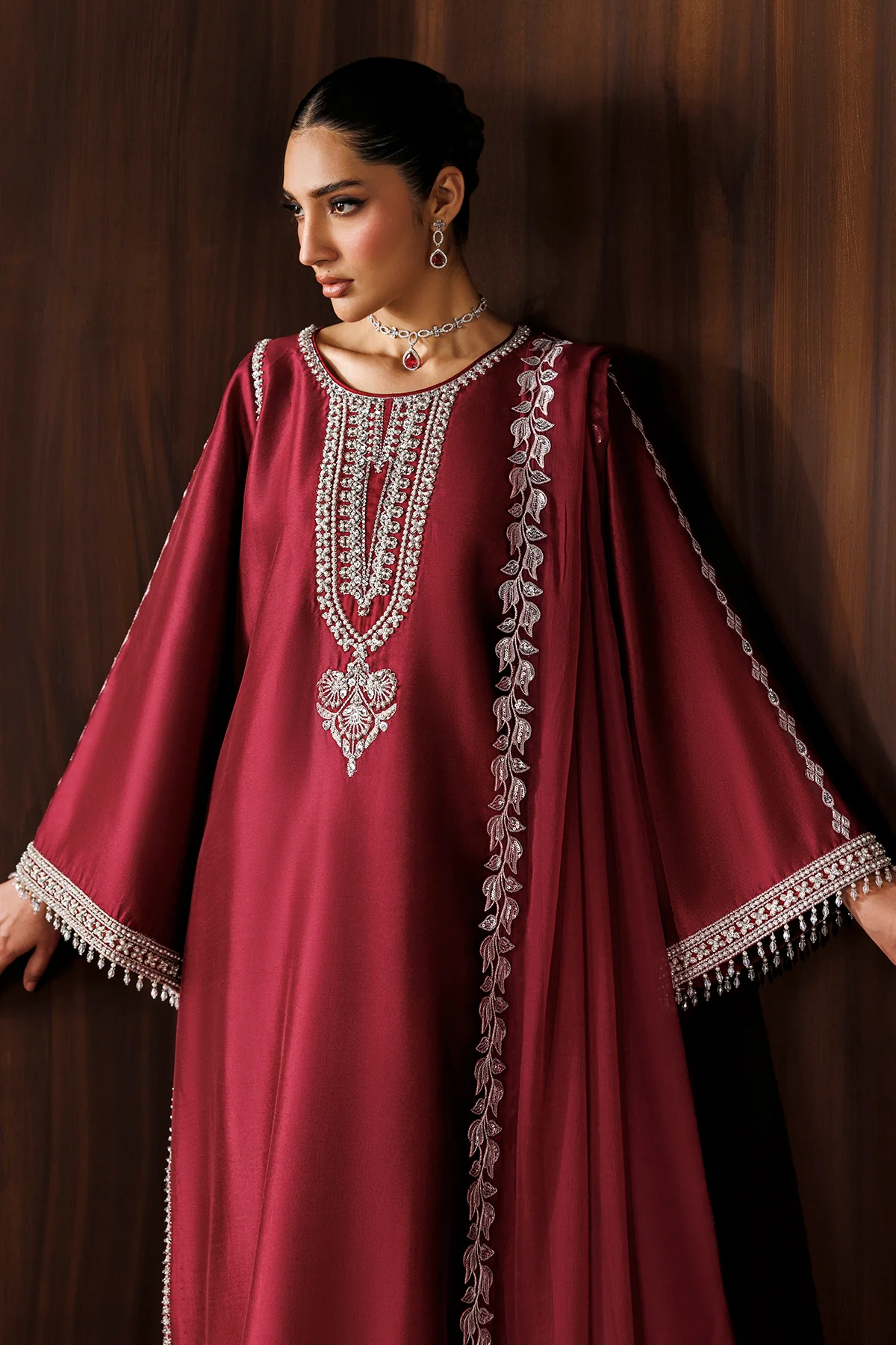 EMBROIDERED SHEESHA SILK PR-1289 - Image 5