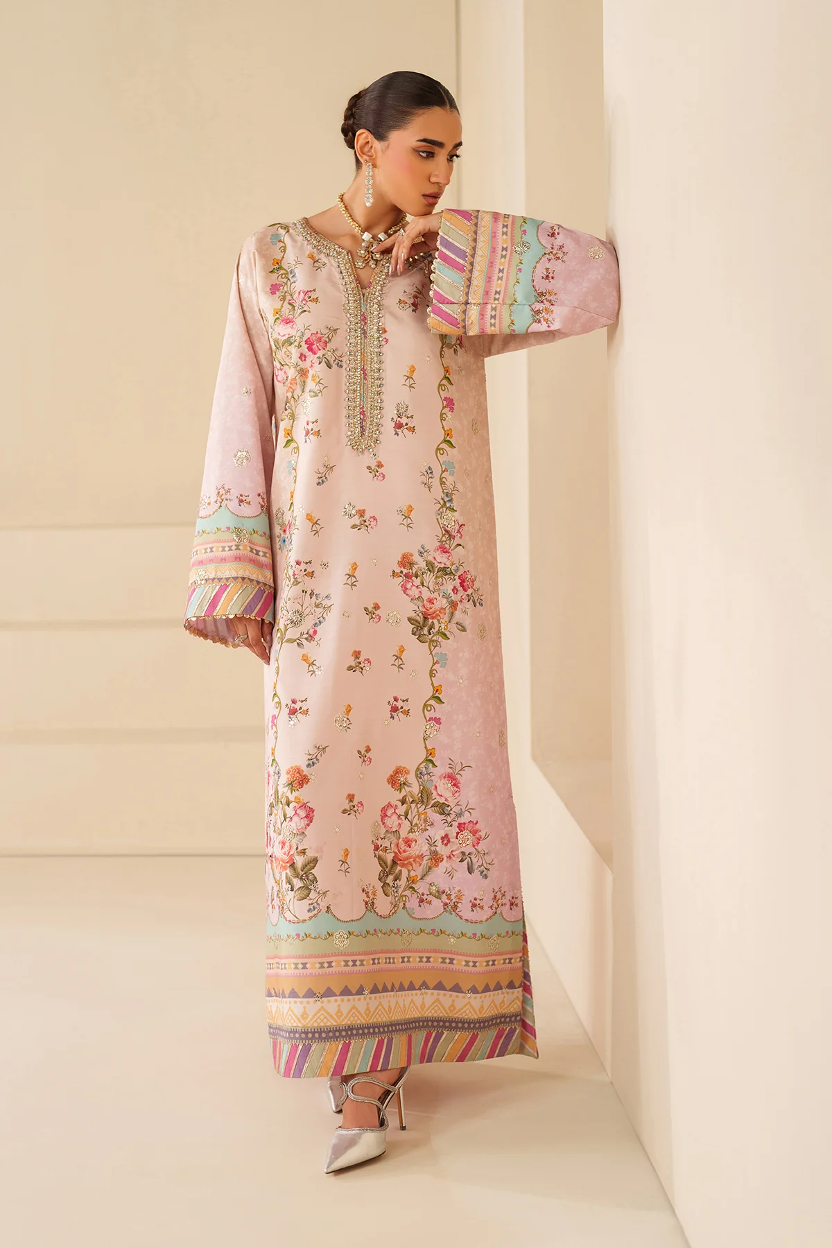 EMBROIDERED RAW SILK PR-1181 - Image 7