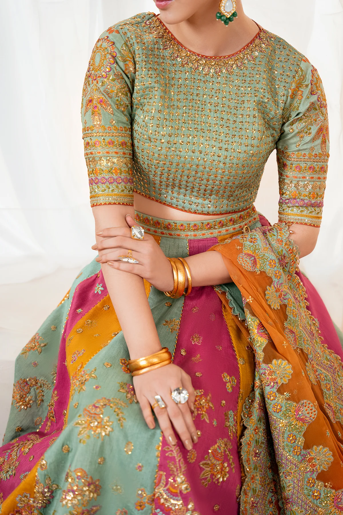 EMBROIDERED SILK SF-4036 - Image 6