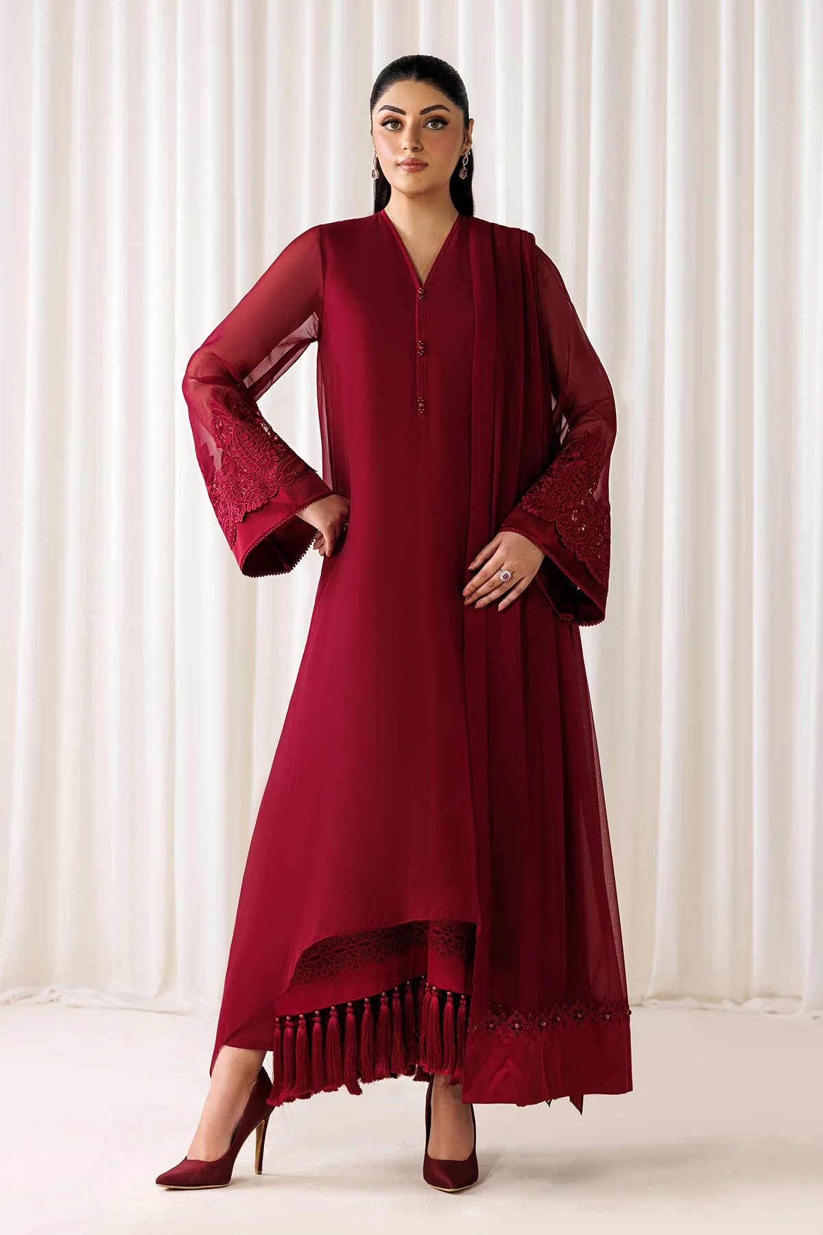 PLAIN CHIFFON DUPATTA-105 - Image 2