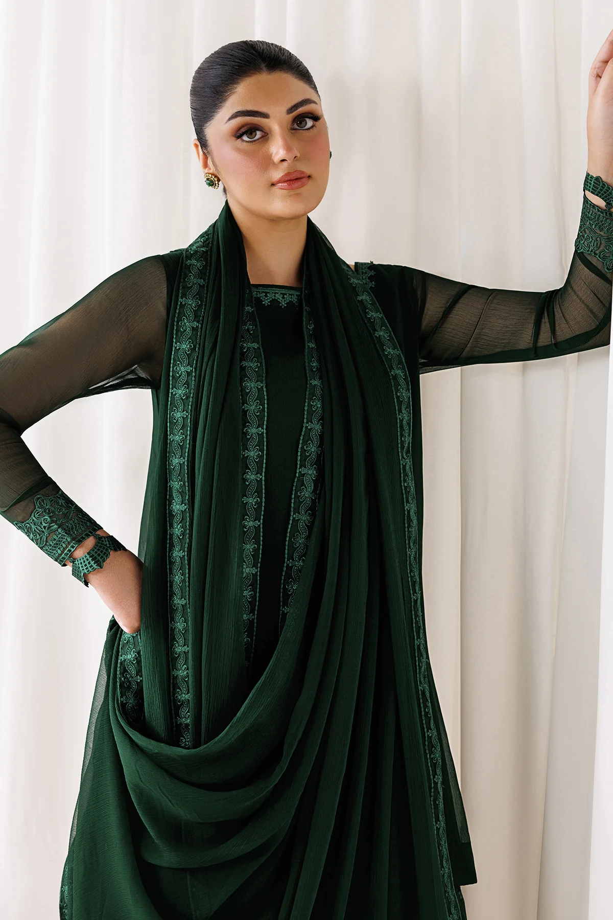PLAIN CHIFFON DUPATTA-110 - Image 4