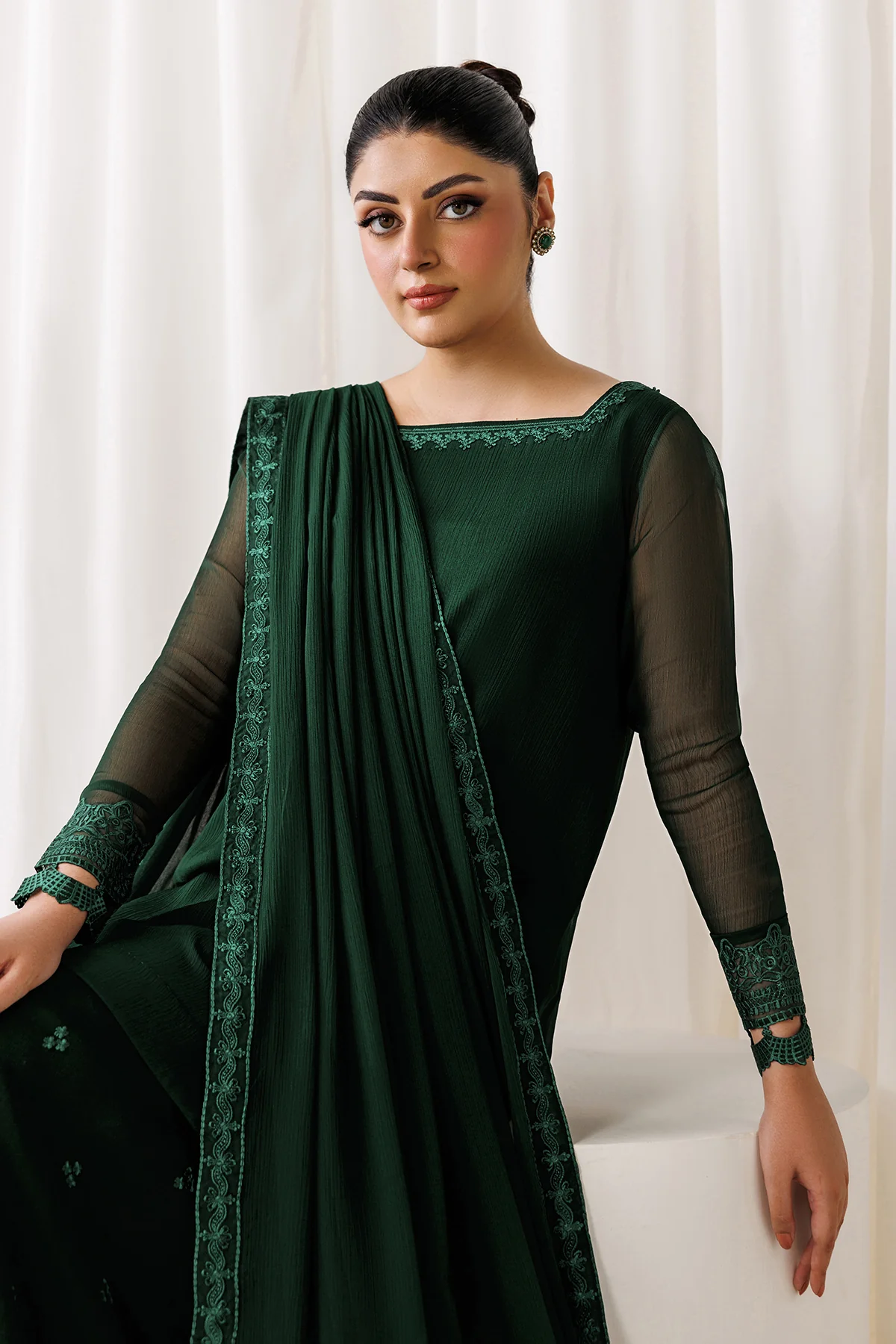 PLAIN CHIFFON DUPATTA-110 - Image 6