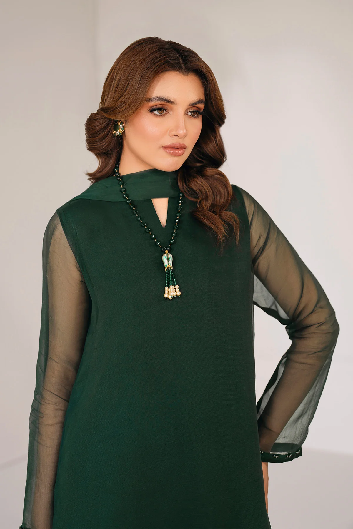 PLAIN CHIFFON DUPATTA 57 - Image 4