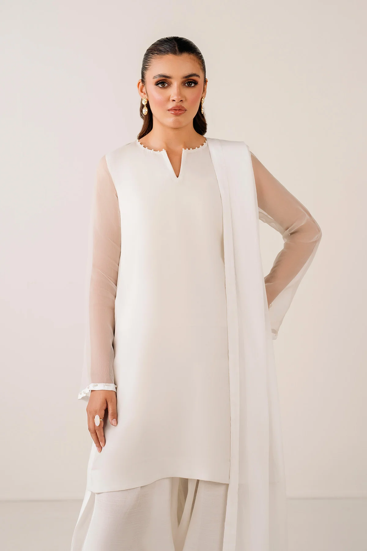 PLAIN CHIFFON DUPATTA 61 - Image 5